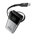 thumbnail image 1 of MOVE SPEED Portable Charger Laptop Power Bank 20000mAh 65W, Travel Essentials Battery Pack with Built-in Retractable USB-C Cable & Wall Plug, for Mac, 1 of 9