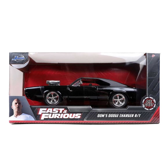 Fast and the Furious 1:24 1970 Dodge Charger Car Play Vehicle