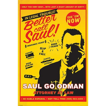 Better Call Saul - TV Show Poster / Print (Saul Goodman - Attorney At Law) (Size: 24