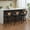 F, variant on 26 Inch Counter Height Swivel Bar Stools, Set of 2 Upholstered Faux Leather Bar Chairs with Walnut Back, Bentwood Legs, Mid Century Modern Island Stools for Kitchen Counter