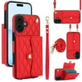 thumbnail image 1 of iPhone 16 RFID Para Que Bloquea la Funda Protectora para Billetera, Tapa Magnética con Ranuras para Múltiples Tarjetas, Bolsillo con Correa para el Hombro y Correa para la Muñeca Desmontable, 1 of 8