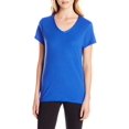 thumbnail image 2 of Hanes Womens X-Temp V-Neck T-Shirt, M, Deep Royal, 2 of 4