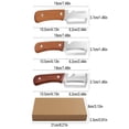 thumbnail image 2 of Assorted 3-Piece Multifunctional Vegetable Peeler Set, 1.8mm & 1.0mm Thick Premium Peelers with Wooden Handles and Storage Box, Kitchen Tool for Fruit Apple Potato Pumpkin Papaya with Bottle Opener, 2 of 7