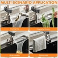 thumbnail image 3 of 1PC Sink Garbage Filter Set Sink Strainer With Suction Cup Strainer For Sink With 50 Mesh Pocket No Washing Necessary Foldable Portable Sink Strainer For Hanging Trash Kitchen For Food Waste, 3 of 6