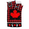 thumbnail image 3 of Juego de cama Canada Maple Leaf - Fundas nórdicas rústicas 13, 3 of 3