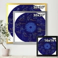 thumbnail image 4 of Designart 'Zodiac Signs and Zodiac With Constellations' Modern Framed Art Print, 4 of 4
