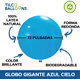 thumbnail image 3 of Pack x2 Globos Gigantes Tilco Balloons Color Azul 72 pulgadas, 3 of 3
