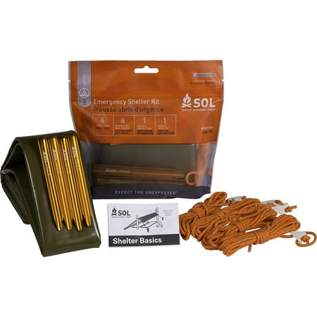 S.O.L. Survive Outdoors Longer Emergency Shelter Kit, Stay dry and warm in almost any weather with this ultra-light emergency shelter kit. By SOL Survive Outdoors (Best Way To Stay Hard Longer)