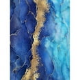 thumbnail image 2 of Soft Lightweight Area Rugs Modern Abstract Turquoise Gold Marble Area Rug For Living Room Bedroom Dining Room Washable Soft No-Slip Home Office Floor Carpet Indoor Outdoor Rug, 2 of 6