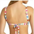 thumbnail image 3 of California Waves MULTI Juniors' Striped Ring Bralette Swim Top, US X-Large, 3 of 3
