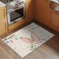 thumbnail image 2 of 2x3 Ft Entryway Area Rug, Spring Easter Kitchen Rug Runner Washable Floor Mat, Bunny Ears Colorful Eggs Botanical Rustic Non Slip Indoor Door Mat Throw Carpet for Bathroom Living Room Bedroom, 2 of 8