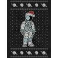 thumbnail image 3 of Tstars Big Boys Ugly Christmas Astronaut Santa Space Kids Long Sleeve T-Shirt, 3 of 3