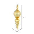 thumbnail image 2 of Vickerman M162808 Gold Shiny Finial Ornament, 28 in., 2 of 2