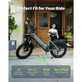 thumbnail image 3 of 750W Electric Bike for Adults,48V 13Ah Removable Battery,20MPH,20" Fat Tire E-Bike,7-Speed Gearing,LCD Display,Step-Thru Frame,Black, 3 of 6