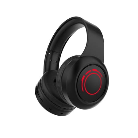 JOGZMZ The New Headworn Bluetooth Wireless Headphone with LED Light Is Comfortable to Wear Fashionable and Versatile with Long-lasting Battery Life