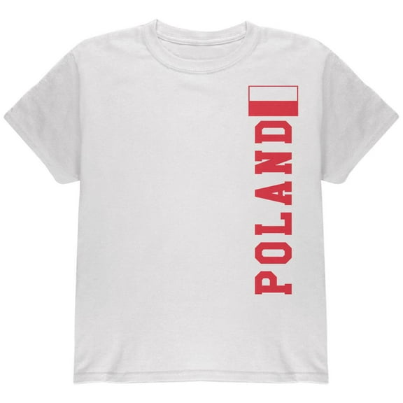 World Cup Poland Youth T Shirt White Youth X-SM