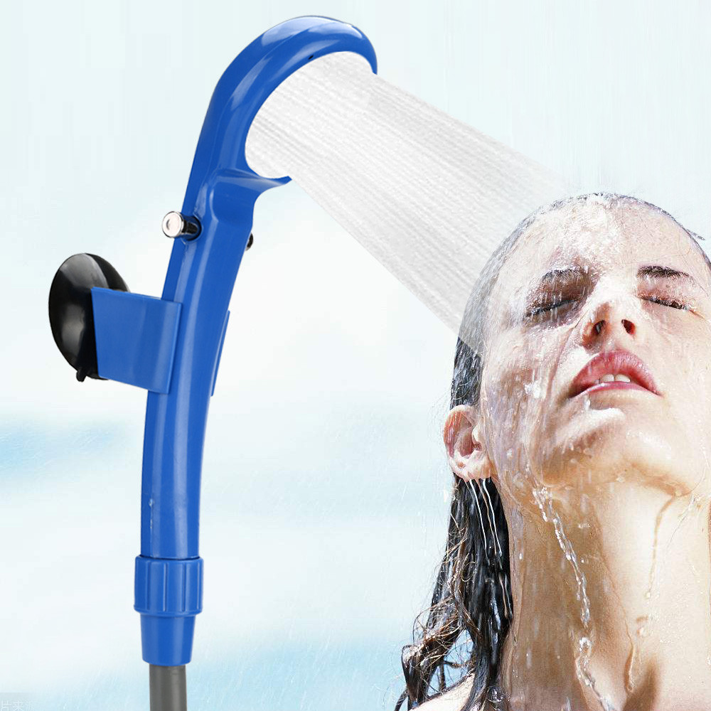 LASHALL 12V Car Washing Machine Portable High Pressure Water Pump Outdoor Shower