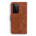 thumbnail image 2 of Wallet Case for Samsung Galaxy S21 Ultra, Shockproof TPU Inner Case with RFID Blocking Credit Card Holders, PU Leather Folding Book Flip Magnetic Phone Cover for Galaxy S21 Ultra,Brown, 2 of 6