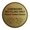 Brushed Gold, variant on Signs ByLITA Circle Cardboard Recycling Only Please Flatten Boxes Sign (Blue) - Small