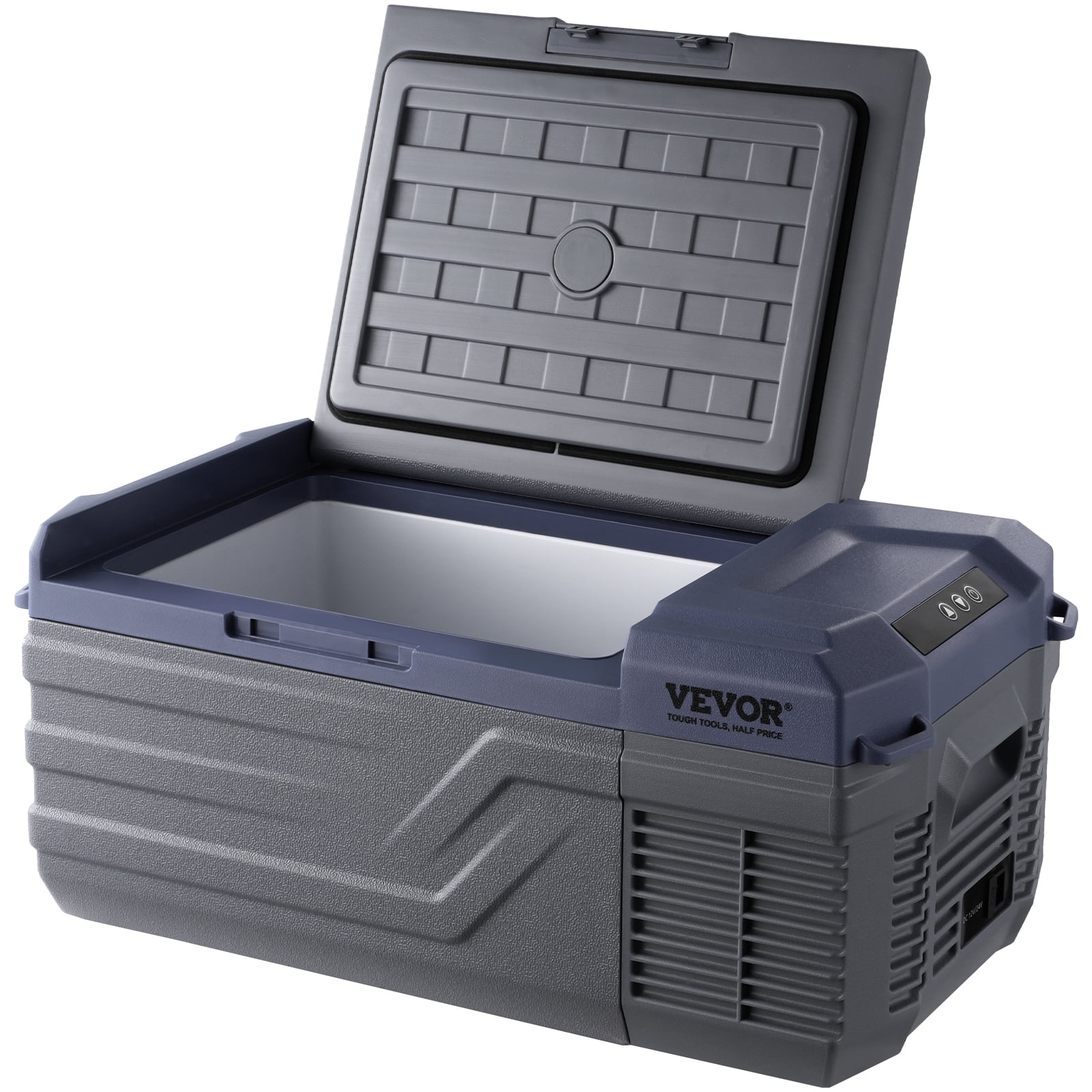 VEVOR Car Refrigerator, 12 Volt Car Refrigerator Fridge, 15 L Single Zone Portable Freezer, -4℉-68℉ Adjustable Range, 12/24V DC and 100-240V AC Compressor Cooler