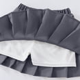 thumbnail image 6 of Girls' Pleated Skirt with Shorts, Solid Color Leggings for School, Play, and Daily Wear, 6 of 7