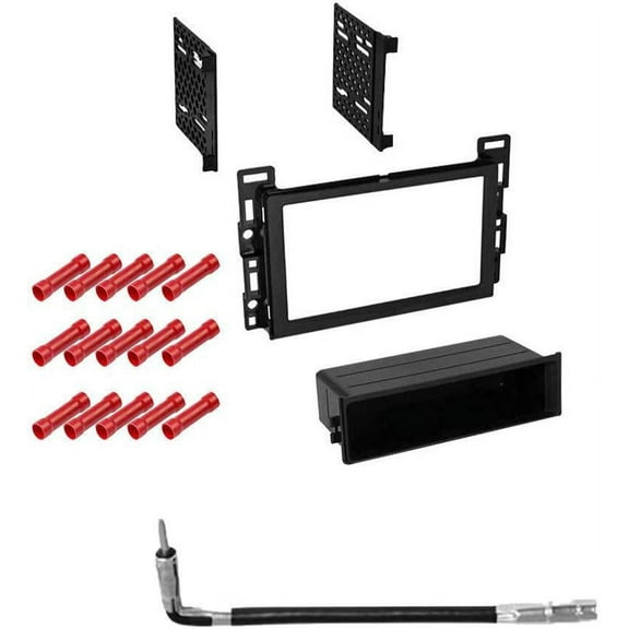 GSKIT225 Car Stereo Installation Kit for Saab 9-7X 2007-2008- in Dash Mounting Kit, Antenna Adapter for Single or Double Din Radio Receiver