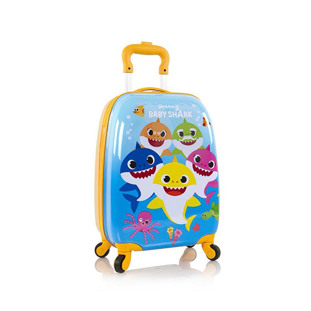 Heys Pink Frog Baby Shark Rolling Luggage Case Spinner Style BS06