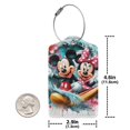thumbnail image 4 of Mickey Mouse And Minnie Mouse Luggage Tags for Suitcases Travel ID Identification Labels Set for Bags-2 PCS, 4 of 5