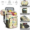 thumbnail image 2 of Pastel Donut Pattern Backpack Cooler, Leakproof Lunch Bag for Outdoor Activities and Picnic Use, 2 of 5