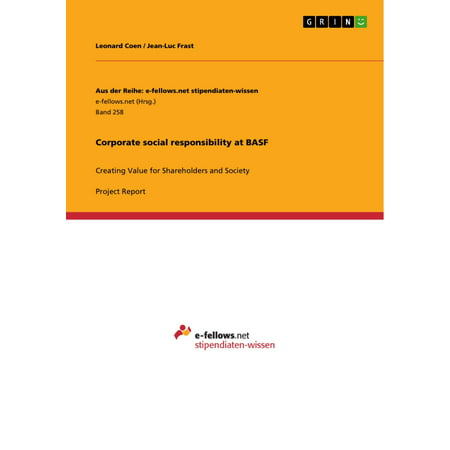 Corporate social responsibility at BASF - eBook (Best Corporate Social Responsibility)