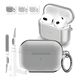 thumbnail image 1 of 2en1 Funda Protector Tpu Para AirPods 4 Case +limpiador Xtellar gris, 1 of 3