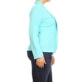 thumbnail image 2 of Women's Plus Size Long Sleeve Open Front Blazer for Office and Casual Wear, 2 of 6