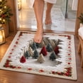 thumbnail image 3 of 3D Winter Christmas Illusion Area Rug Festive Indoor Home Decor Accent for Holiday Living Room Bedroom 16 X 24 Inch, 3 of 3