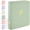 Foil Olive Green, variant on GYA 3 Ring Binder with Metal Corners, Cute 1 Inch Binders Fits 175 Sheets of Paperwork, Three Ring Recipe Binder with Pocket for Women School Home Office Supplies, Letter Size 8.5" x 11", Pink