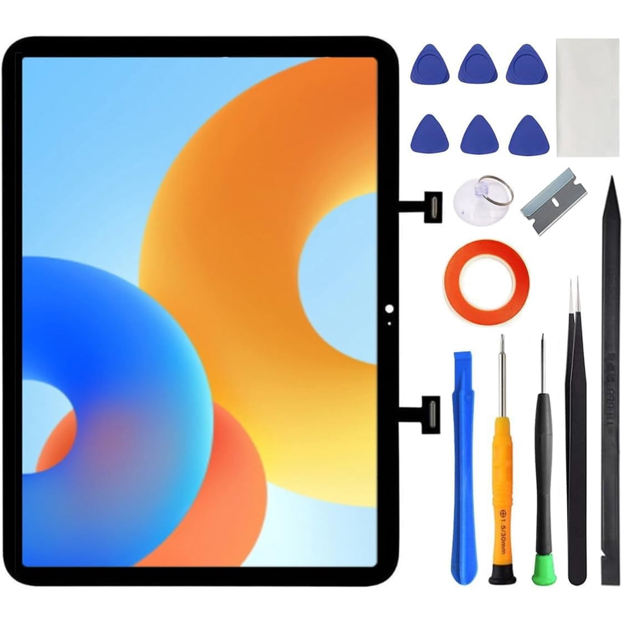 for iPad 10 (10th Generation) 2022 Screen Replacement 10.9 Inch Digitizer, for iPad 10th Gen A2696 A2757 A2777 Touch Glass, Full Repair Kits