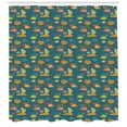 thumbnail image 3 of Ambesonne Under the Sea Shower Curtain, Corals Habitat, 69"Wx70"L, Multicolor, 3 of 3