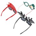 thumbnail image 4 of Gafas de Navidad para niños y adultos, decoración única y exquisita para gafas de fiesta, 3 uds., 4 of 9