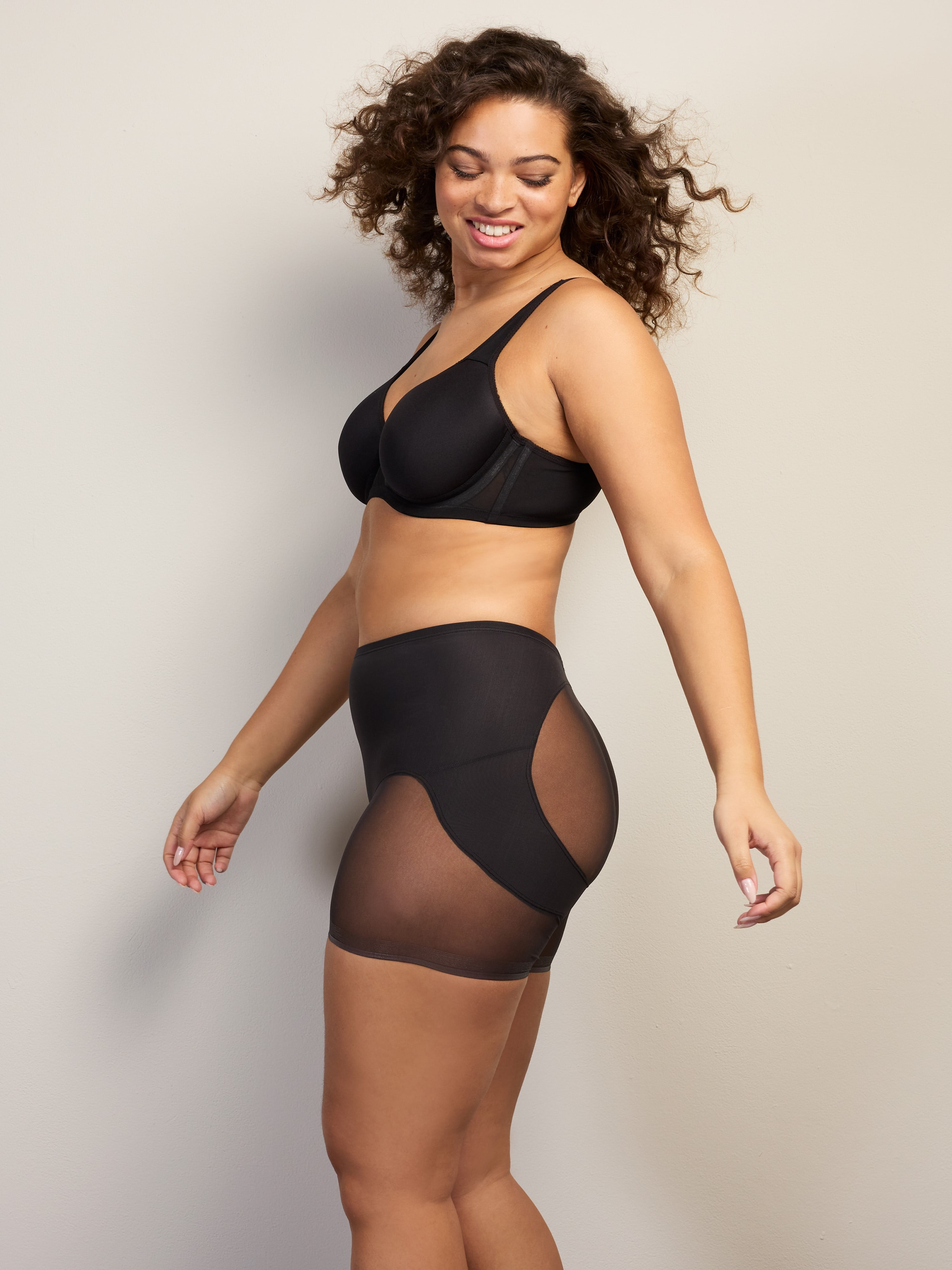 Cupid Women's Firm Control Booty Lifting Boyshort Shapewear