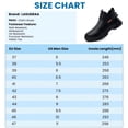 thumbnail image 7 of LASUDRAA Mens Black Chef Shoes Oil-Resistant Waterproof Slip-Resistant Puncture-Resistant Work Shoes, 7 of 7