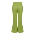 thumbnail image 5 of Audhol Fleece Lined Leggings Women Women's Fleece Lined Pants Winter Thermal Warm Bootcut Flare Leggings Hiking Yoga Pants for Cold Weather Warm Pants for Women Winter Light Green 2XL, 5 of 8