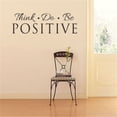 thumbnail image 6 of Think Do Be Positive Vinyl Quote Wall Sticker Decals Home Decor Removable DIY, 6 of 9