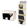 thumbnail image 1 of 3 Sprouts Toy Chest Storage Bin & Wall Hanging Storage Organizer, Bear, 1 of 11