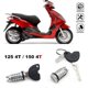 thumbnail image 3 of Juego de cilindro de cerradura de encendido para motocicleta con 2 llaves 573512 para accesorios de motocicleta Fly 125 150 4T, 3 of 5