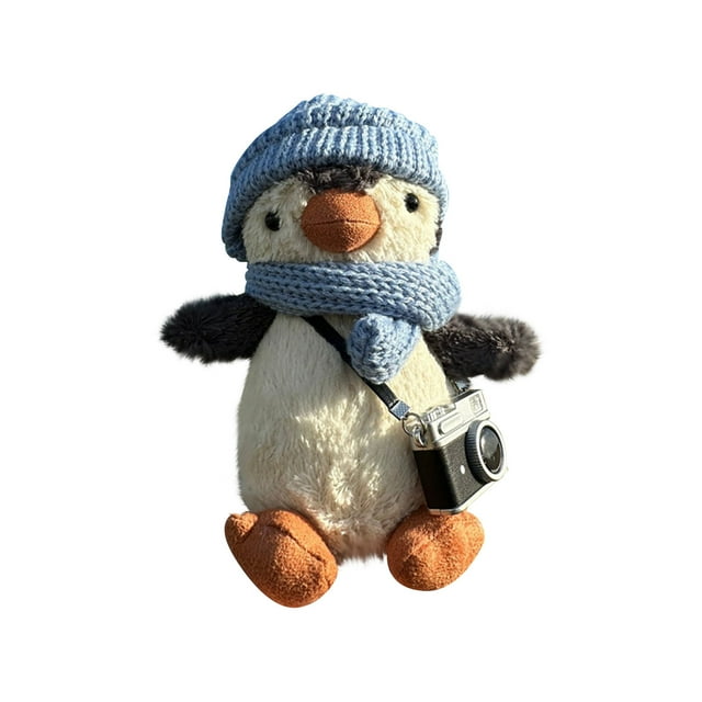 ¡Jellycats Peluches Juguetes Liquidación! 6 "Jellycat Bufanda Pingüino Peluches de peluche suave, Ideal Navidad Cumpleaños San Valentín Peluche Regalos para Niñas Niños (Azul)