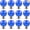Light Blue 12PCS, variant on 12 PCS Crystal Cabinet Knobs Round Glass Bubbles Knobs Smooth Drawer Pulls Handle for Home, Cabinet, Drawer and Dresser with 3 Different Size Screws, 30MM (Transparent)