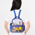 thumbnail image 4 of Mochila transparente de PVC para mujer, mochilas transparentes de viaje informal para Fitness (azul) Ehuebsd Para Estrenar, 4 of 7