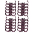 thumbnail image 2 of Porous Plastic Clip,20Pcs Binding Rings Segmented Binding Rings Plastic Binding Rings Sleek Aesthetic, 2 of 12