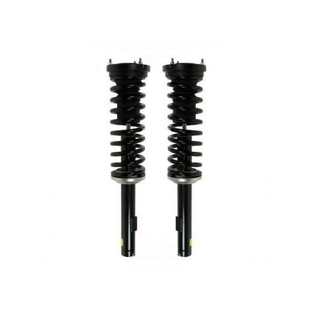 Front Air Spring to Coil Spring Conversion Kit - Compatible with 2000 - 2006 Mercedes-Benz S500 RWD 2001 2002 2003 2004 2005