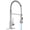 A - Brushed Nickel, variant on Kitchen Faucet with Cup Washer Pull Down Sprayer Stainless Steel Kitchen Sink Faucet with Deck Plate Glass Rinser Single Hole Brushed Nickel 866-3307SN