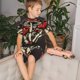 thumbnail image 4 of Balery Red Mushrooms Conjunto de Pijama Infantil de Manga Corta con Estampado – Ropa de Dormir de Algodón Suave-XX-Large, 4 of 6